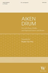 Aiken Drum SA choral sheet music cover